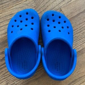 Toddler Blue Crocs Size C6